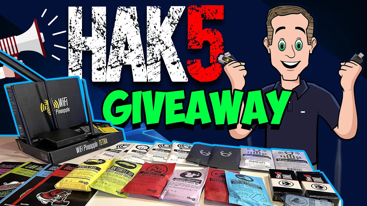 Hak5 Giveaway! Be quick!