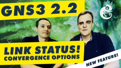 GNS3 2.2 New Feature: Link Status Detection