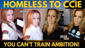 Homeless security guard to CCIE: You can’t train ambition: Katherine McNamara shares her story