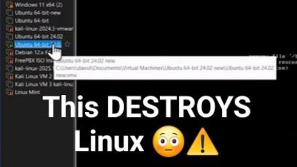 Typed 1 Command. My Linux Died 💀