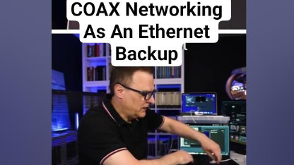Ethernet Alternative: 2 Gbps Over Coax BETTER than Wi-Fi Dead Zones