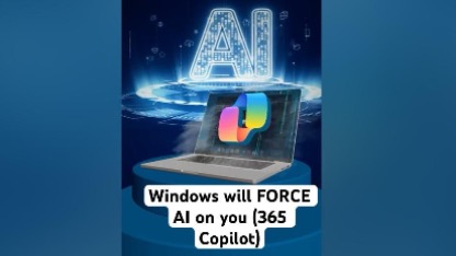 Windows will FORCE AI on you (365 Copilot)